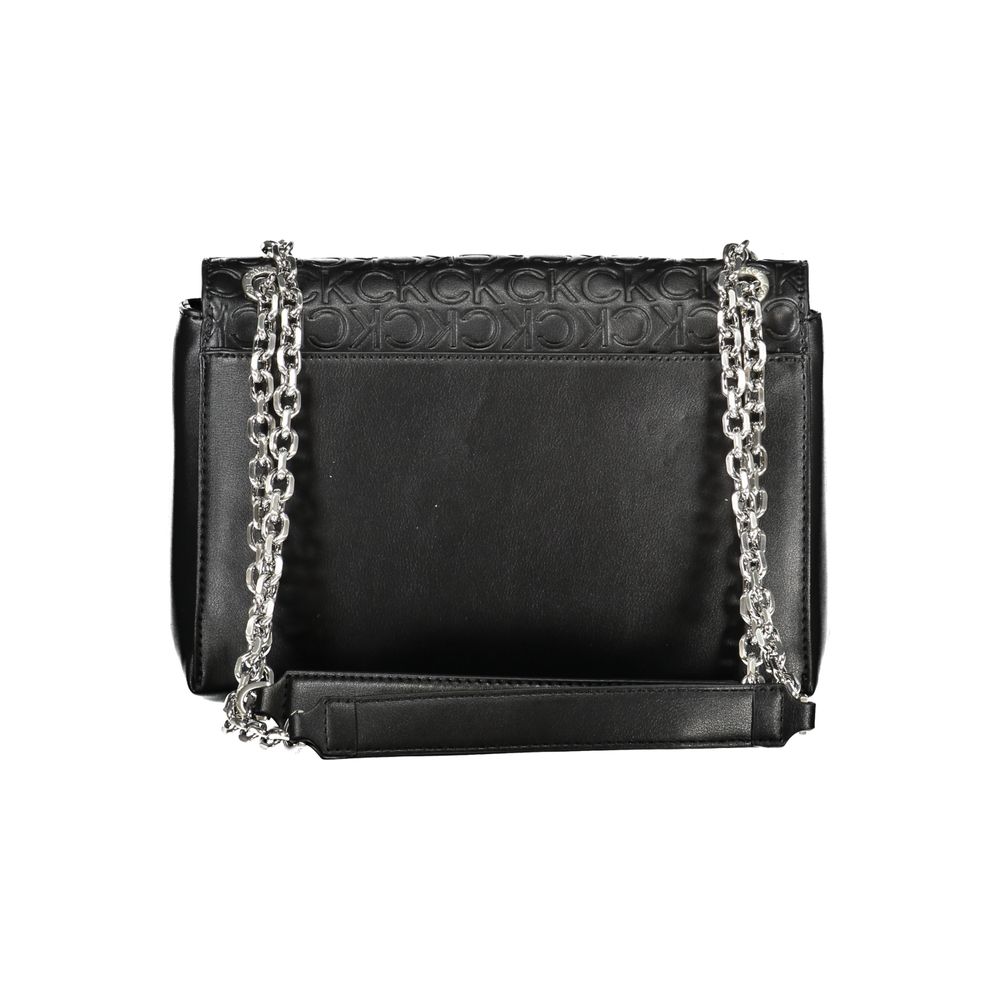 Sac à main en polyester noir