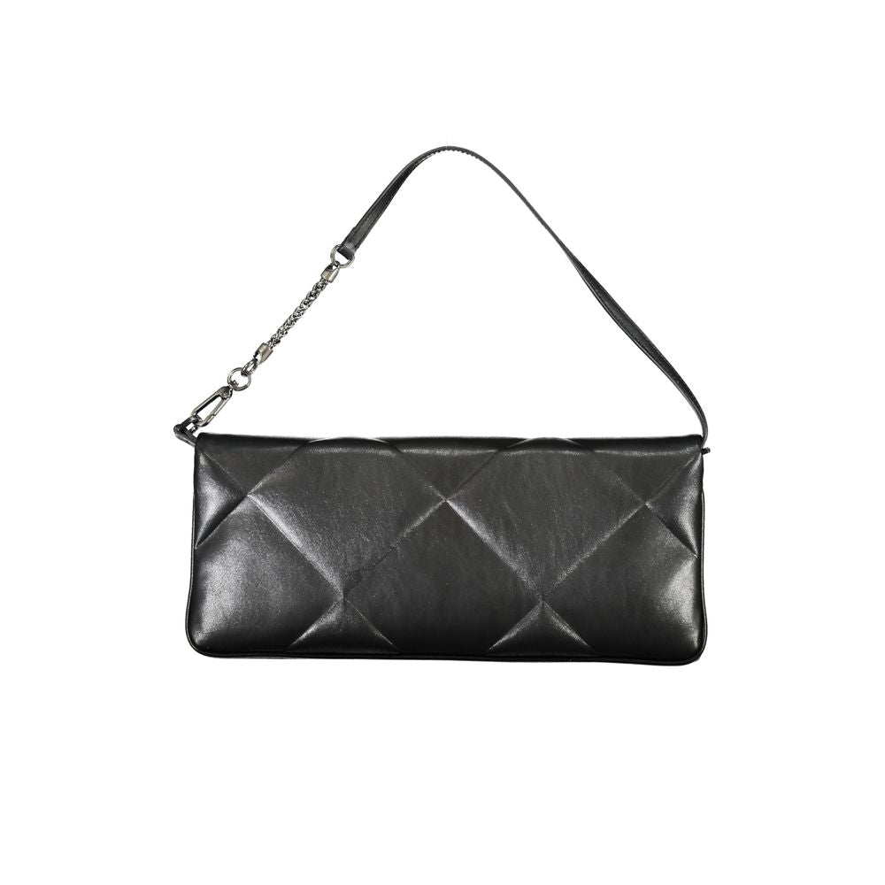 Sac à main en polyester noir