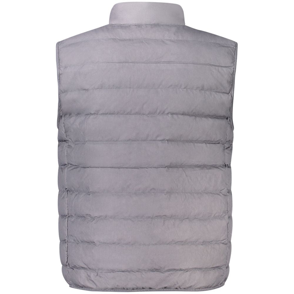 Chaqueta de poliamida gris para hombre