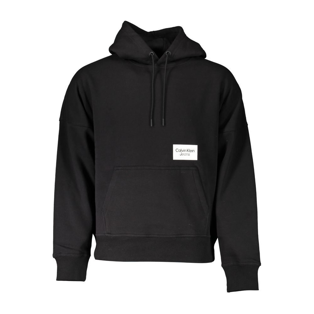Suéter de algodón negro para hombre