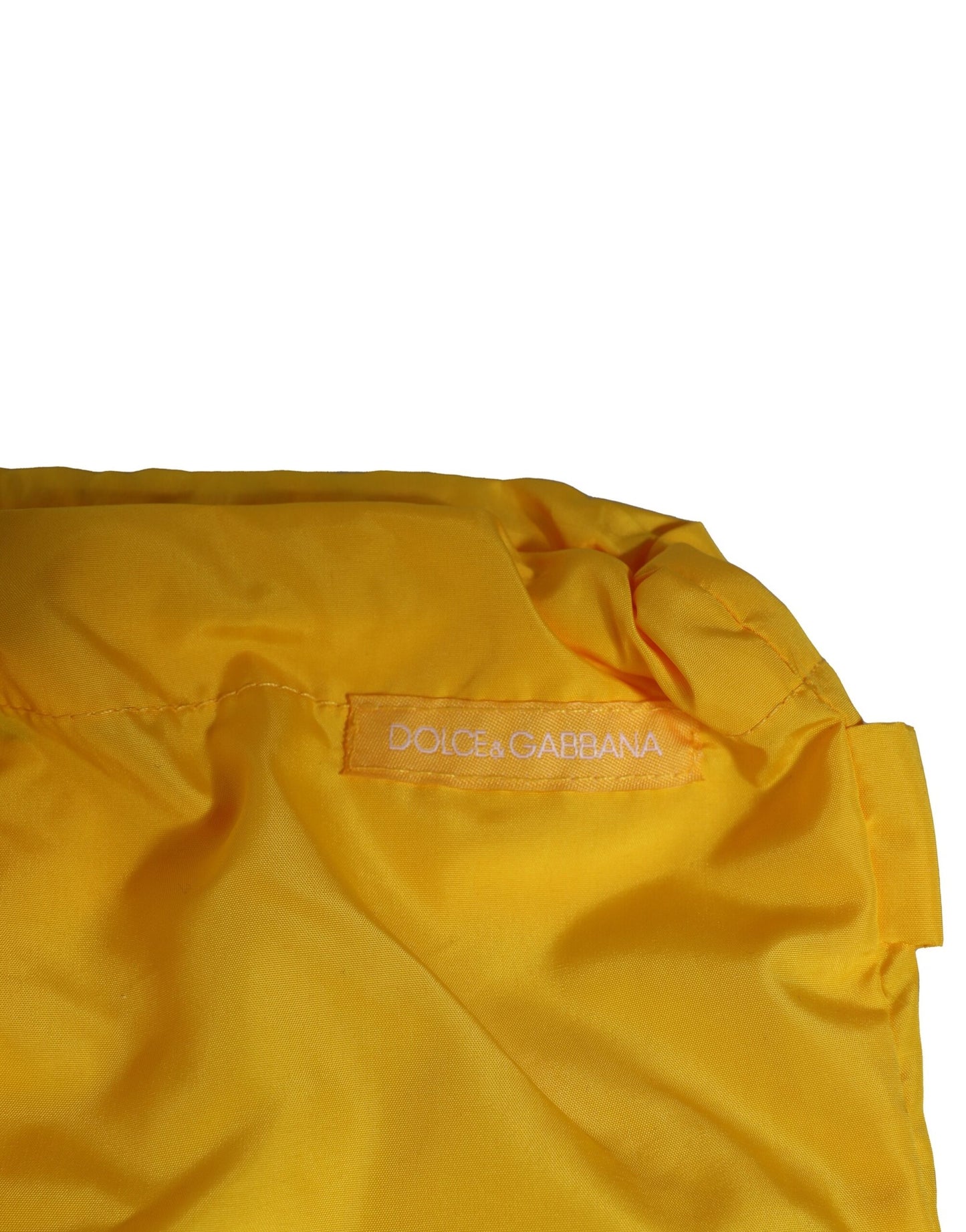 Traje de baño de playa tipo slip con logo y cintura amarilla