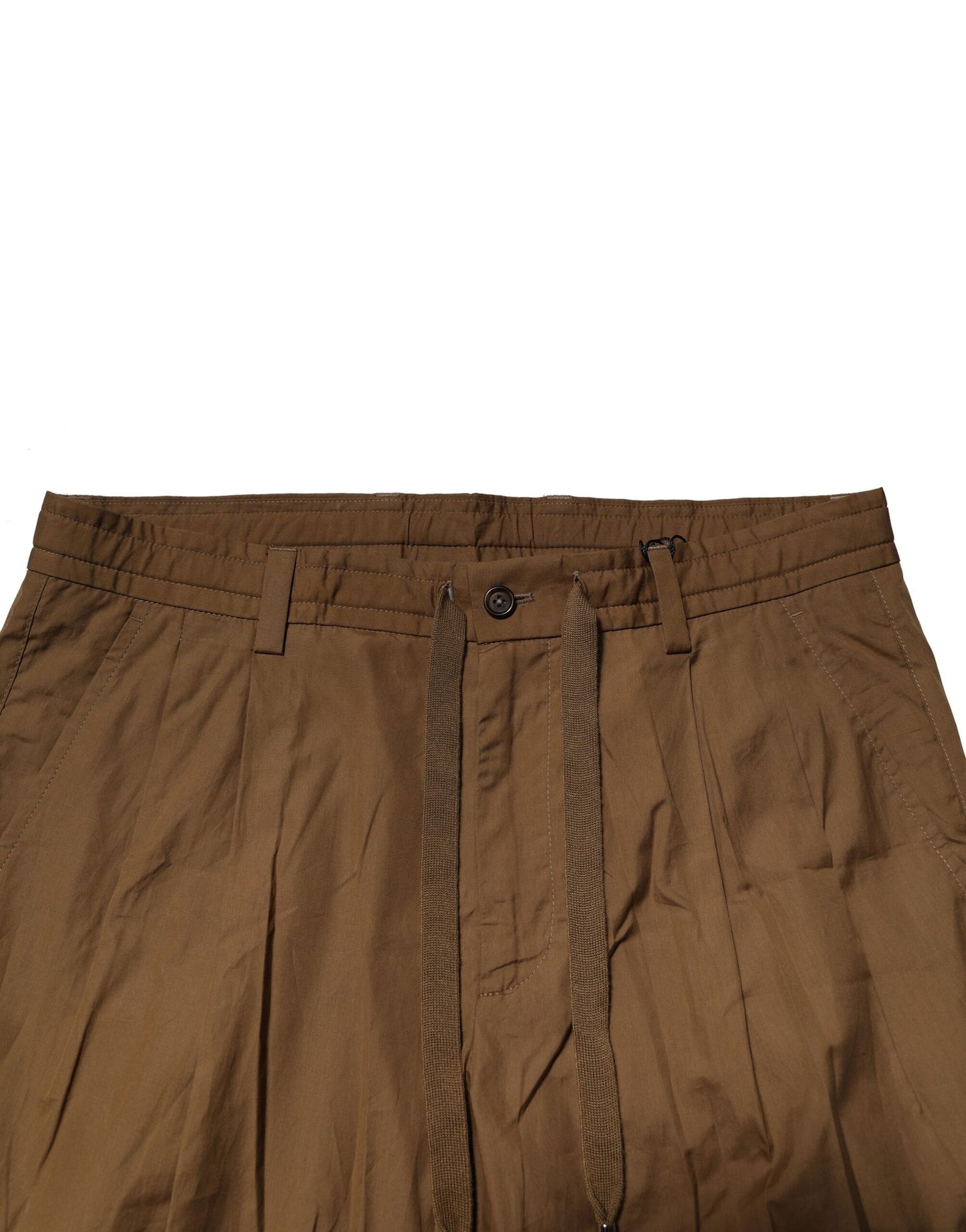 Pantalones chinos de algodón marrón de cintura media para hombre