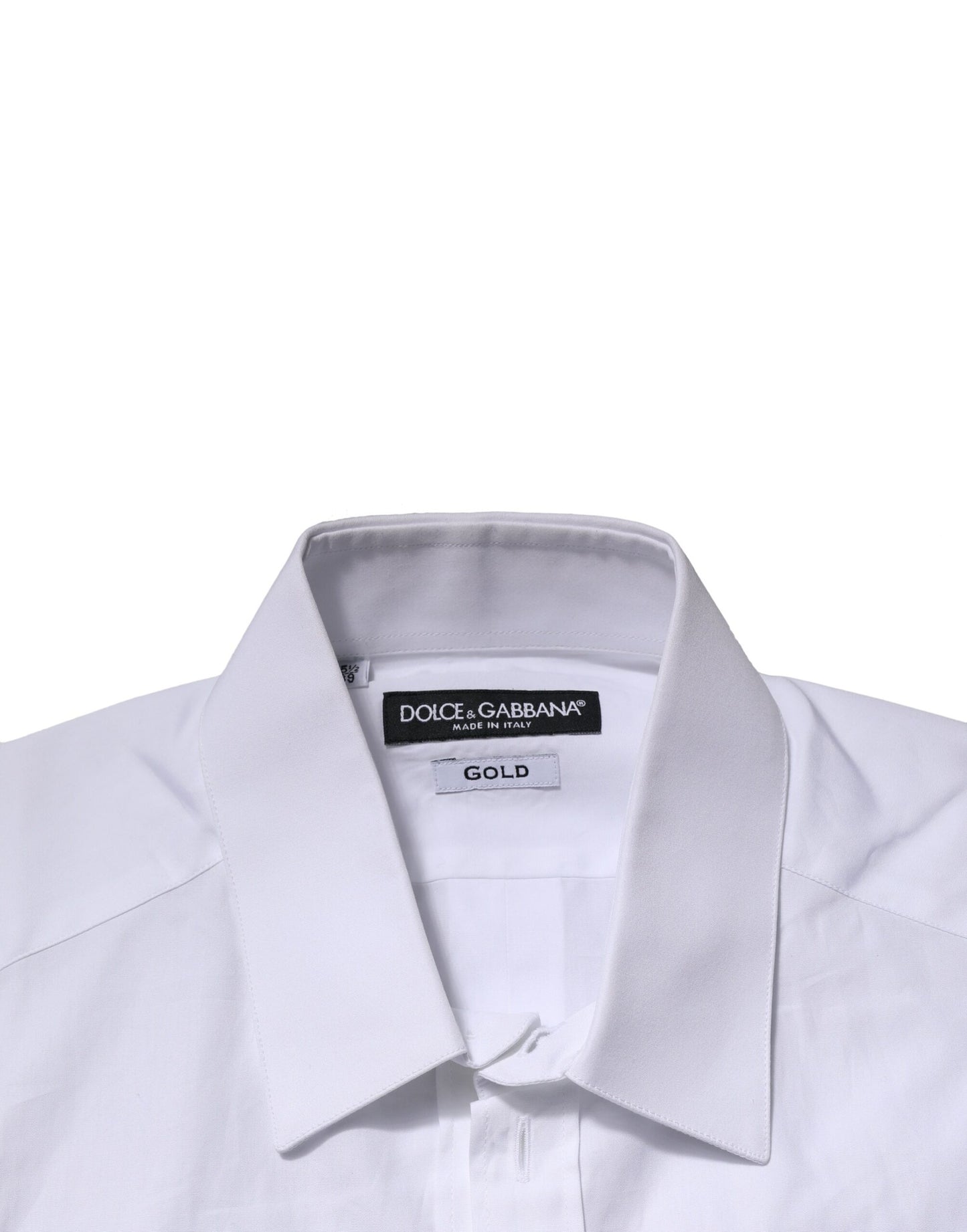 Camisa informal de manga corta de algodón blanco dorado