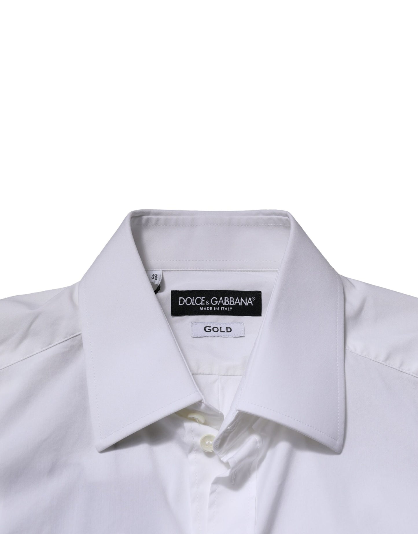 Chemise habillée à manches longues pour homme, couleur or blanc