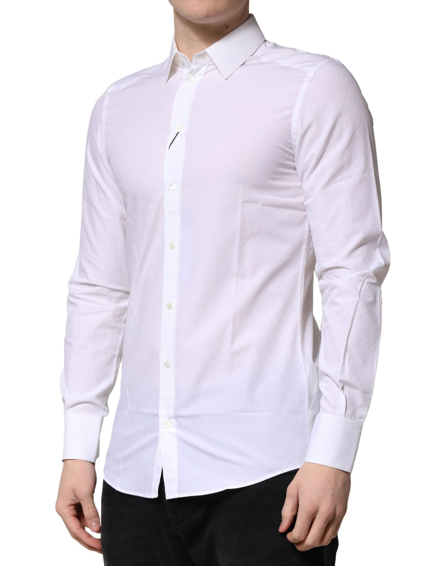Camisa formal de manga larga MARTINI blanca