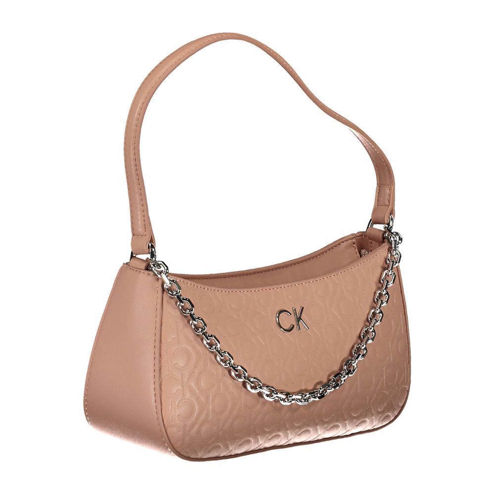 Sac à main femme en polyester rose