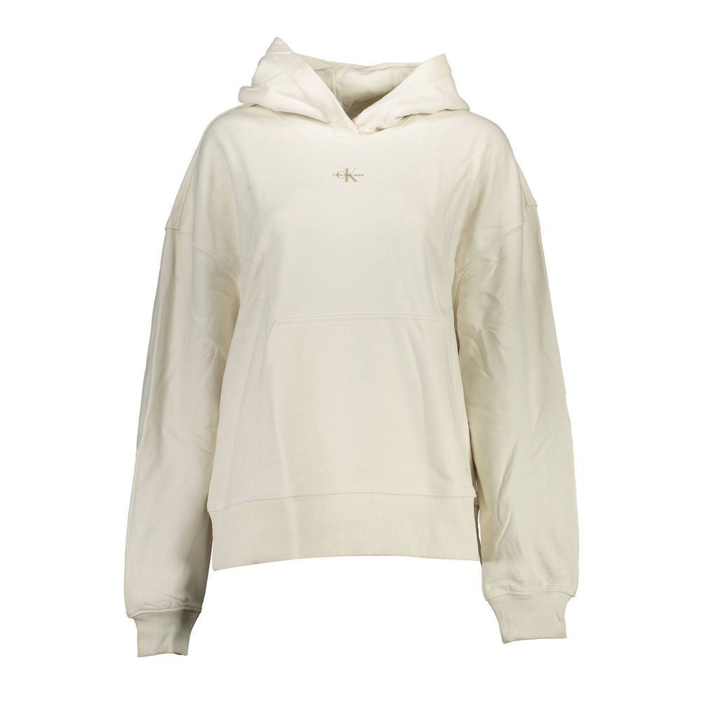 Pull femme en coton blanc