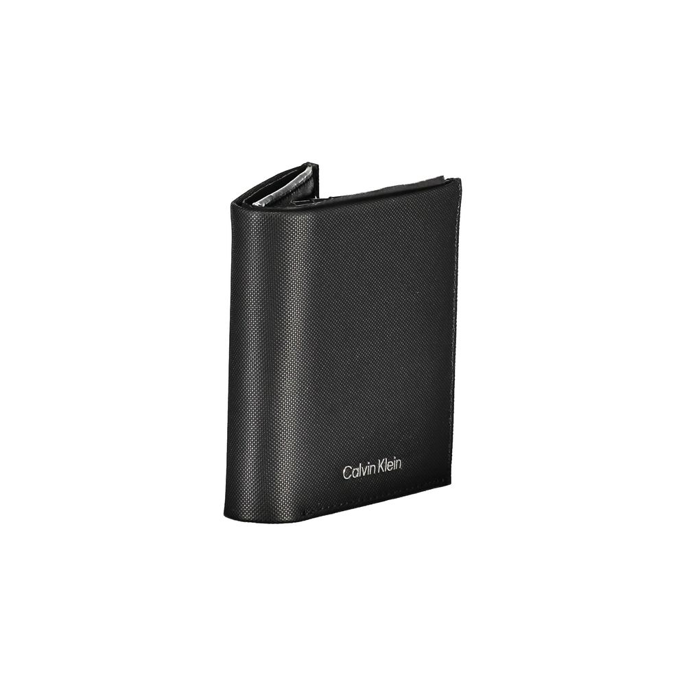 Elegante billetera plegable de cuero con bloqueo RFID