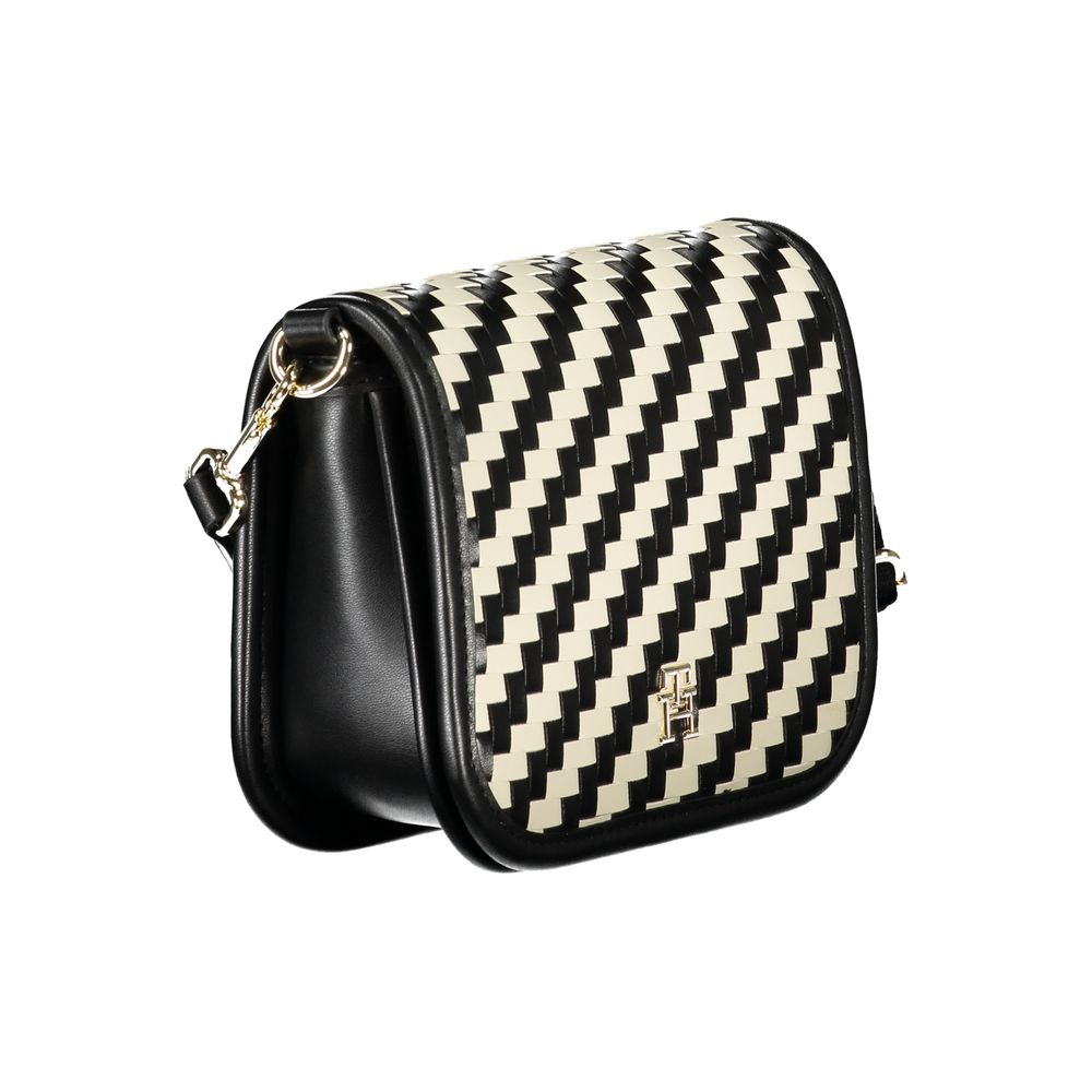 Sac à main en polyester noir