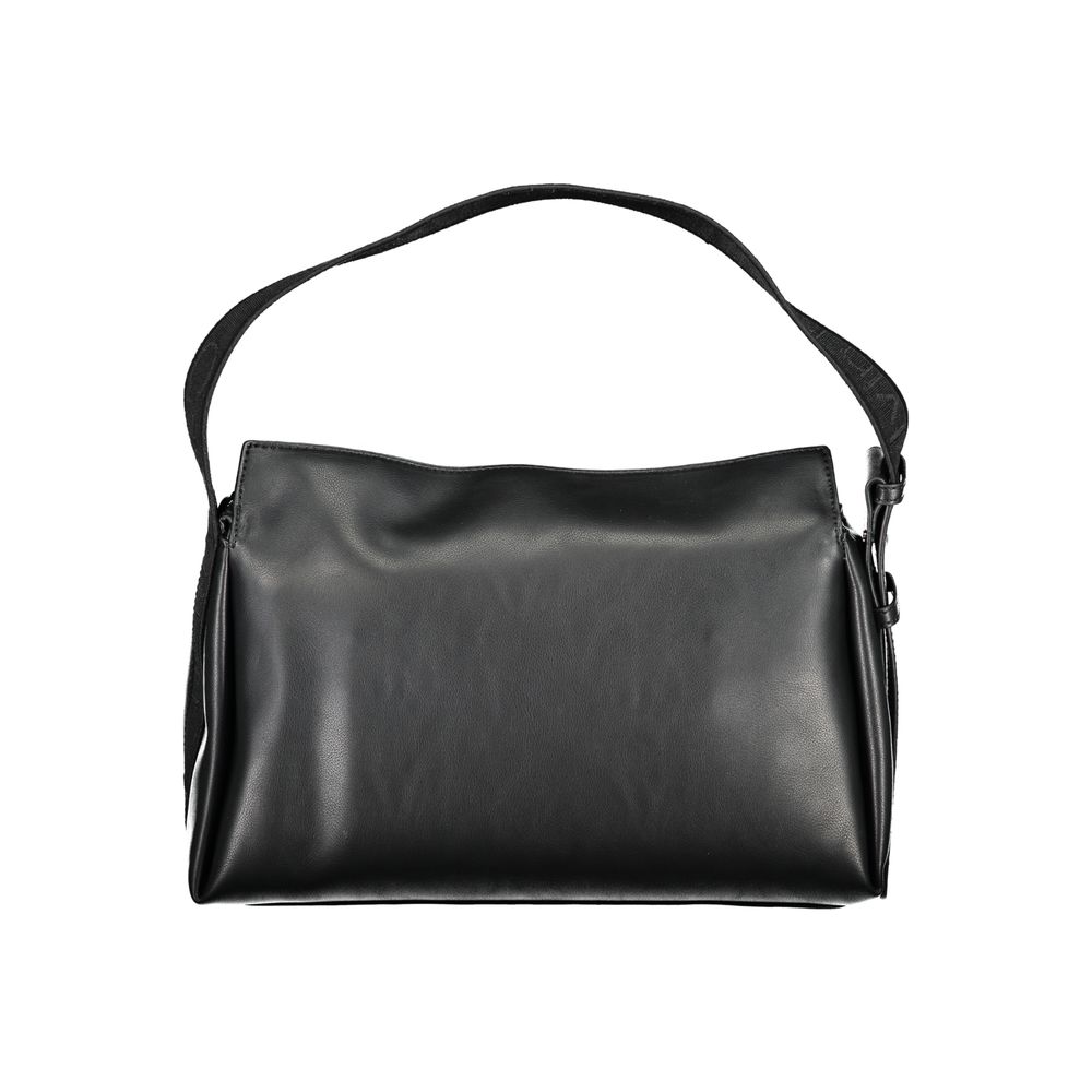 Sac à main en polyester noir