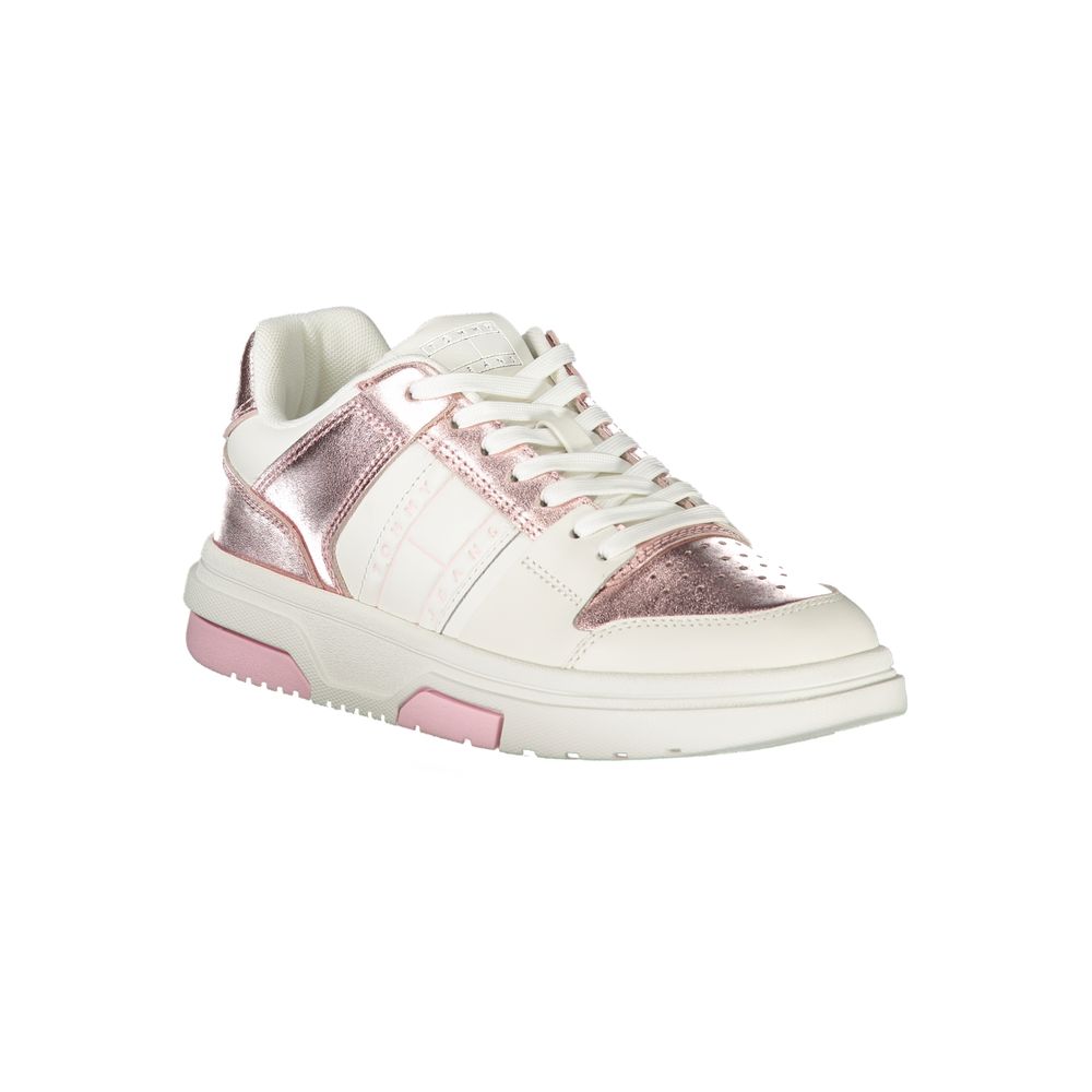 Zapatillas blancas de polietileno para mujer