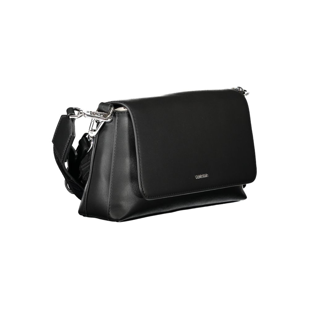 Sac à main femme en polyester noir