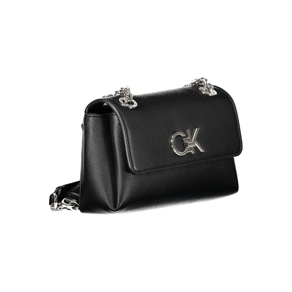 Sac à main noir en polyéthylène pour femme