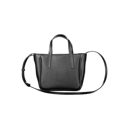 Sac à main noir en polyéthylène pour femme