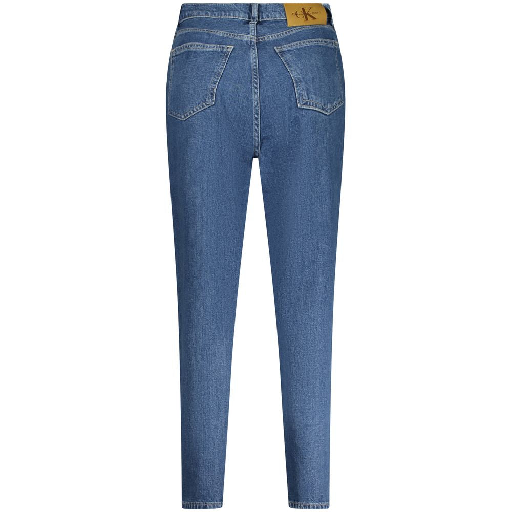 Vaqueros y pantalones de algodón azul