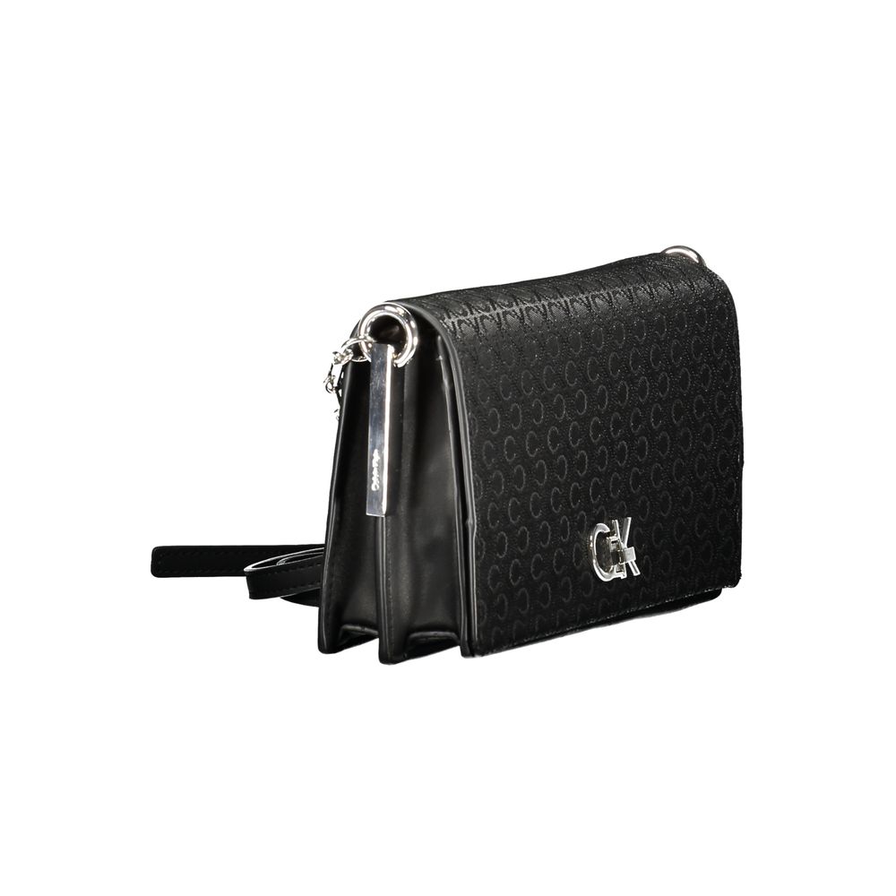 Sac à main femme en polyester noir