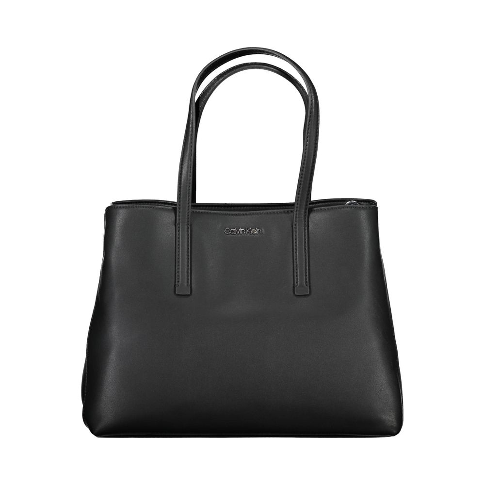 Sac à main femme en polyester noir