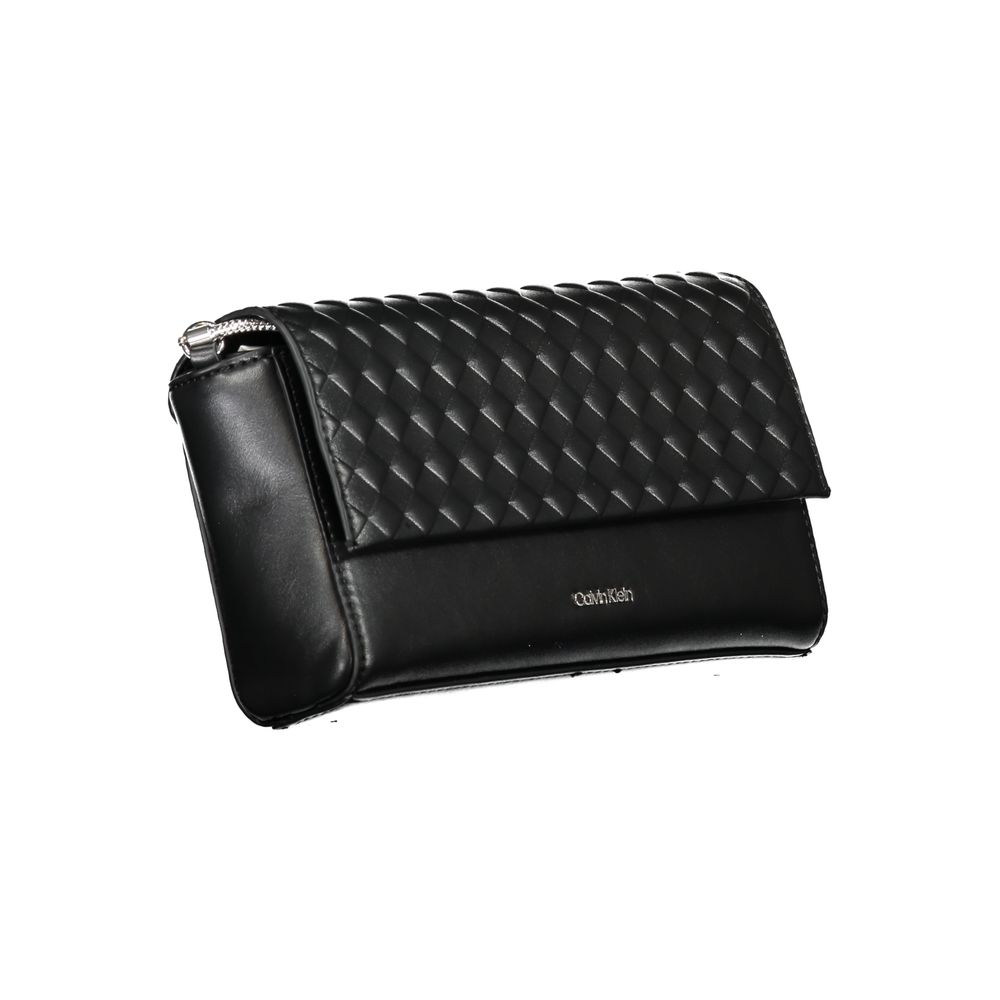 Sac à main en polyester noir