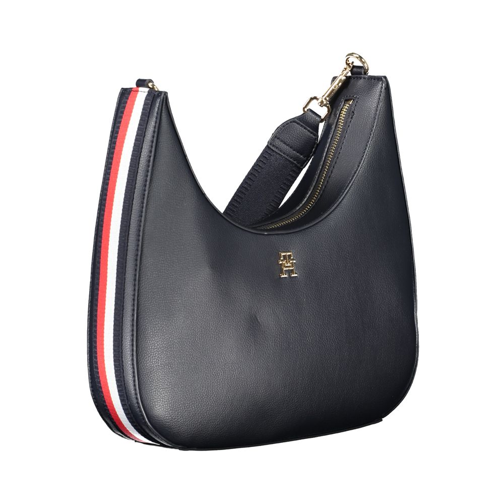 Sac à main en polyester bleu