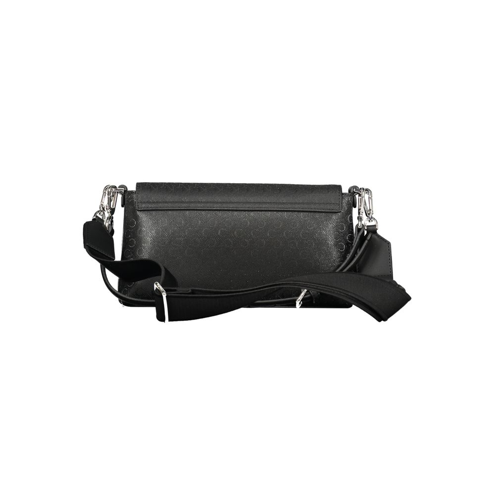 Sac à main femme en polyester noir