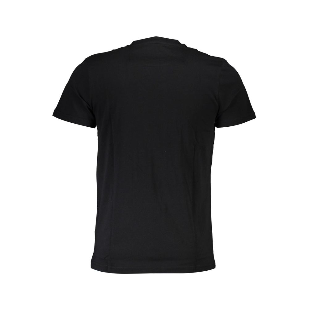 Camiseta negra de algodón para hombre