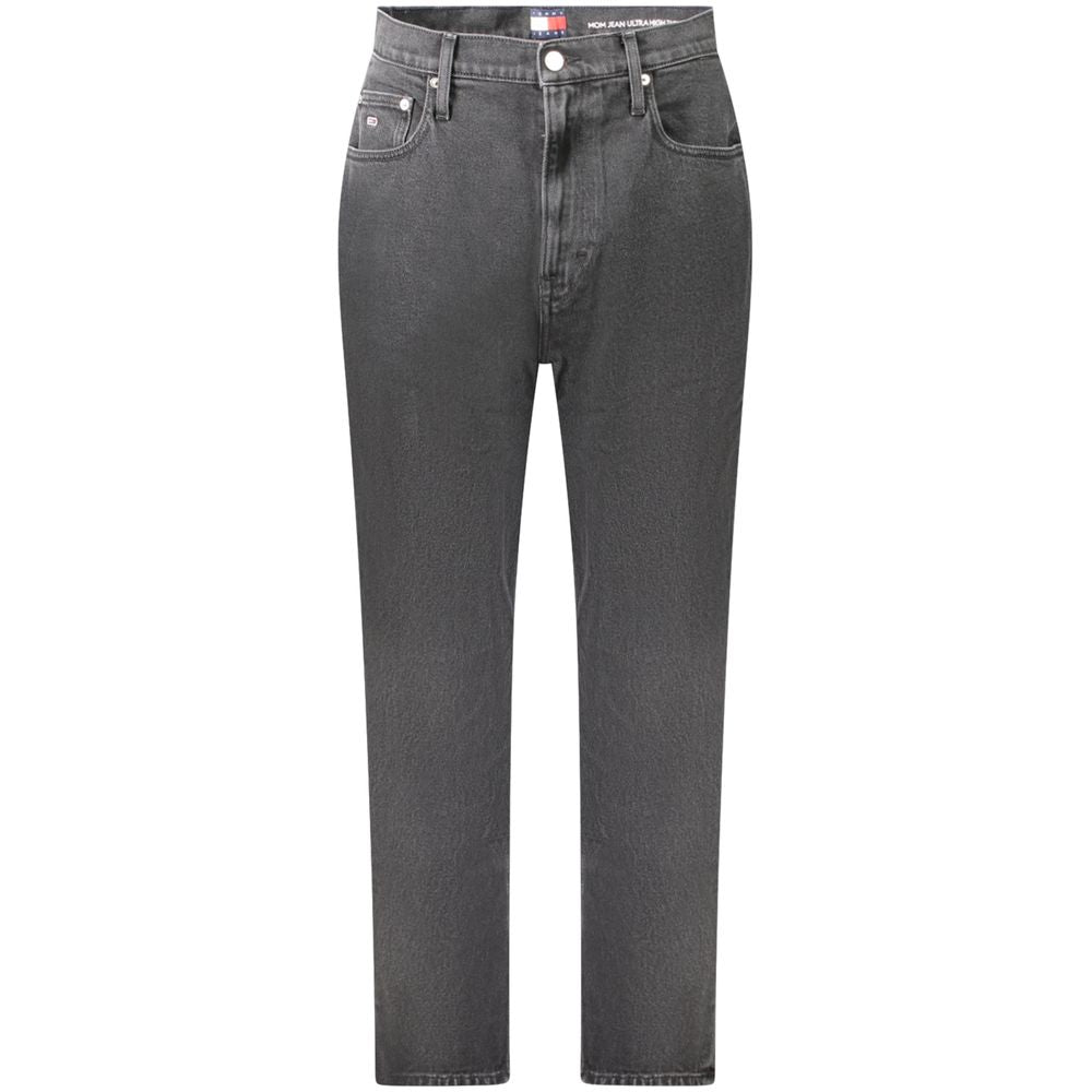 Jean femme en coton noir