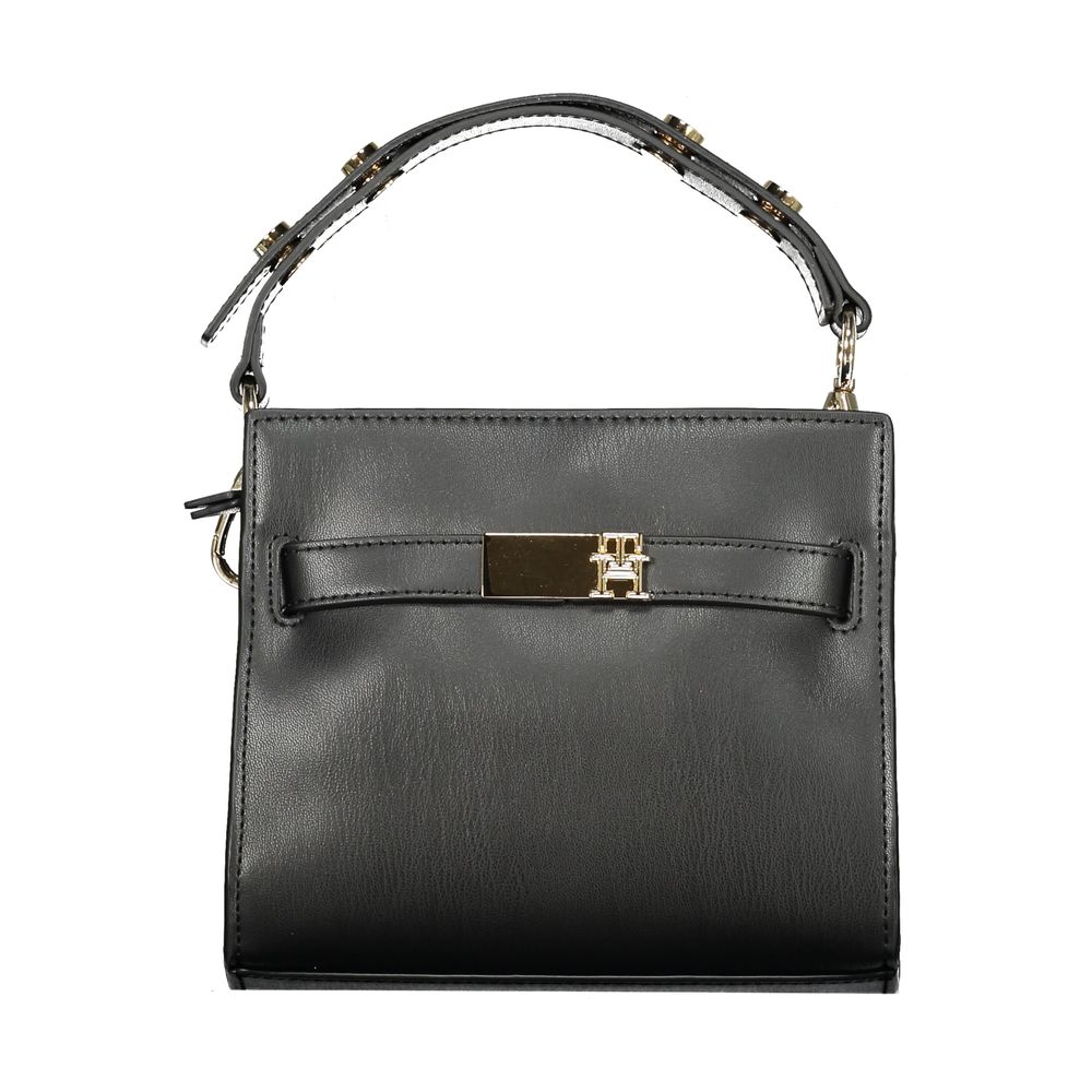 Sac à main noir en polyéthylène pour femme