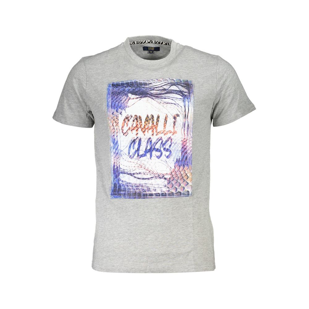 Camiseta de algodón marrón para hombre