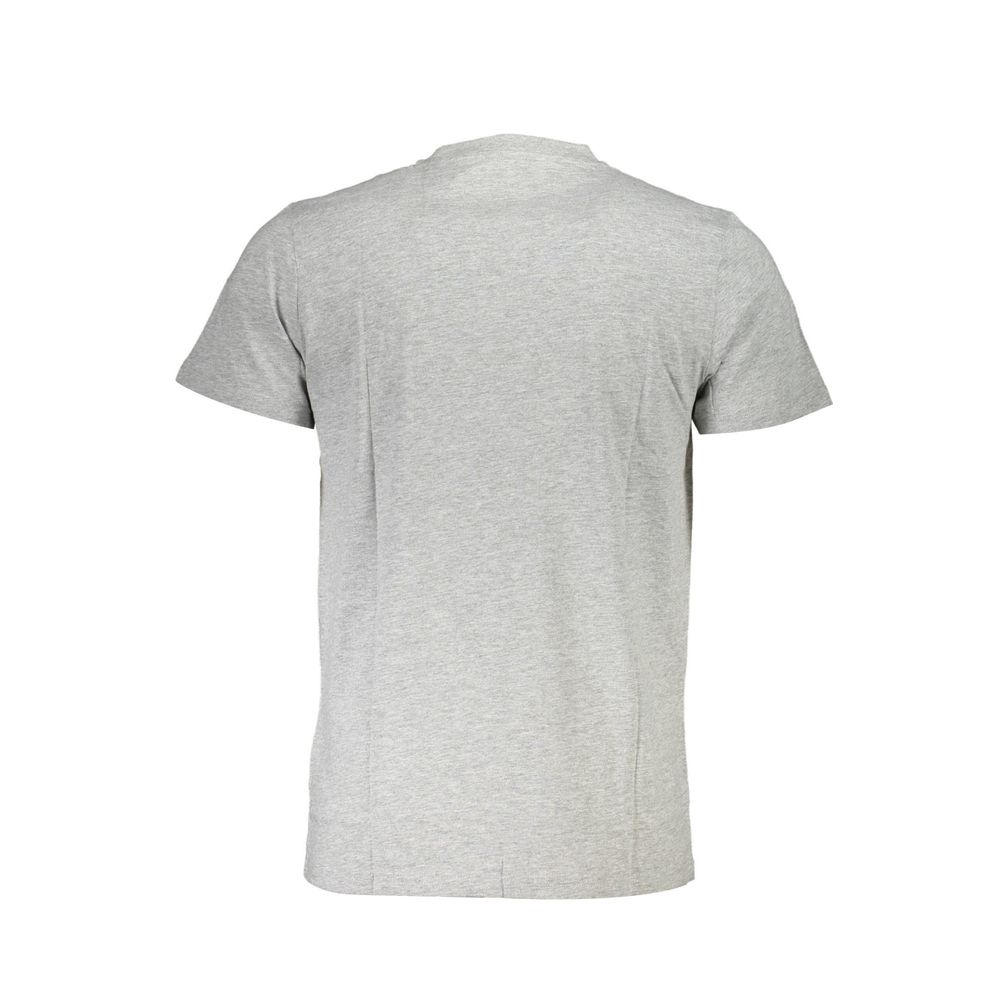 Camiseta de algodón marrón para hombre