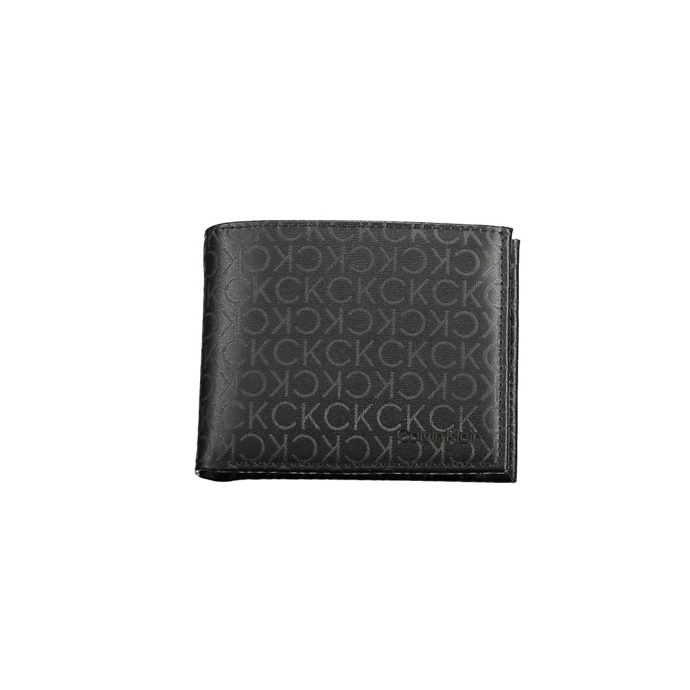 Portefeuille homme en polyester noir