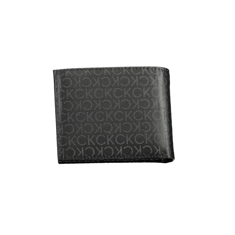 Portefeuille homme en polyester noir