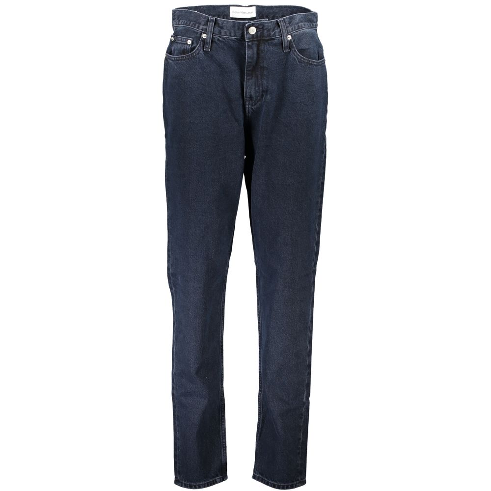 Vaqueros y pantalones de algodón azul