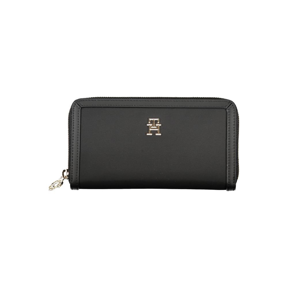 Cartera elegante negra multicompartimentos