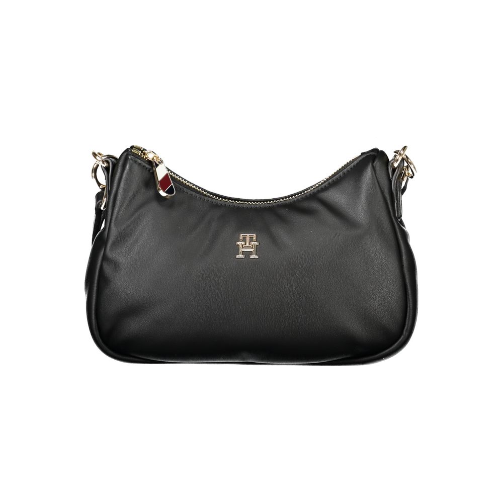 Sac à main femme en polyester noir