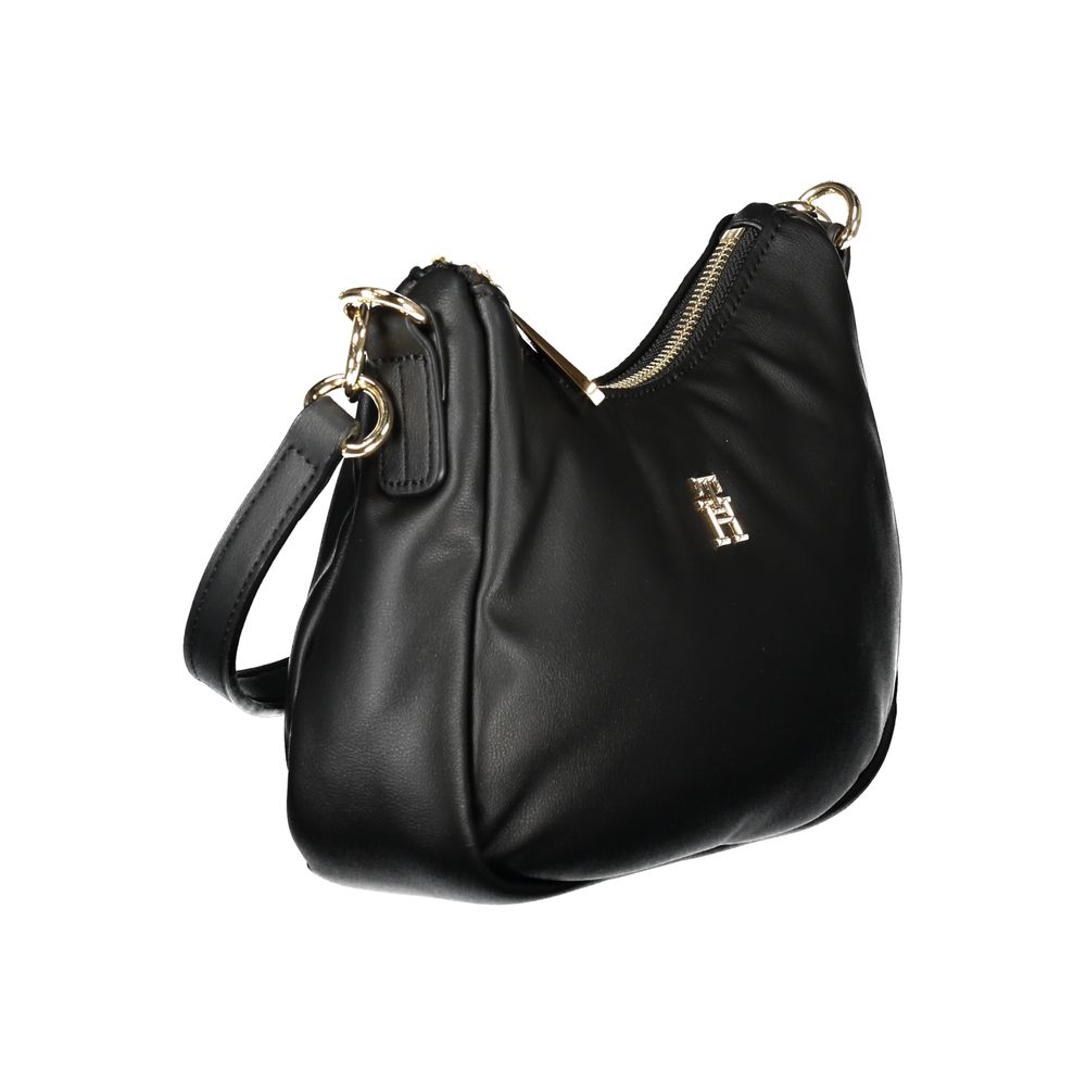 Sac à main femme en polyester noir