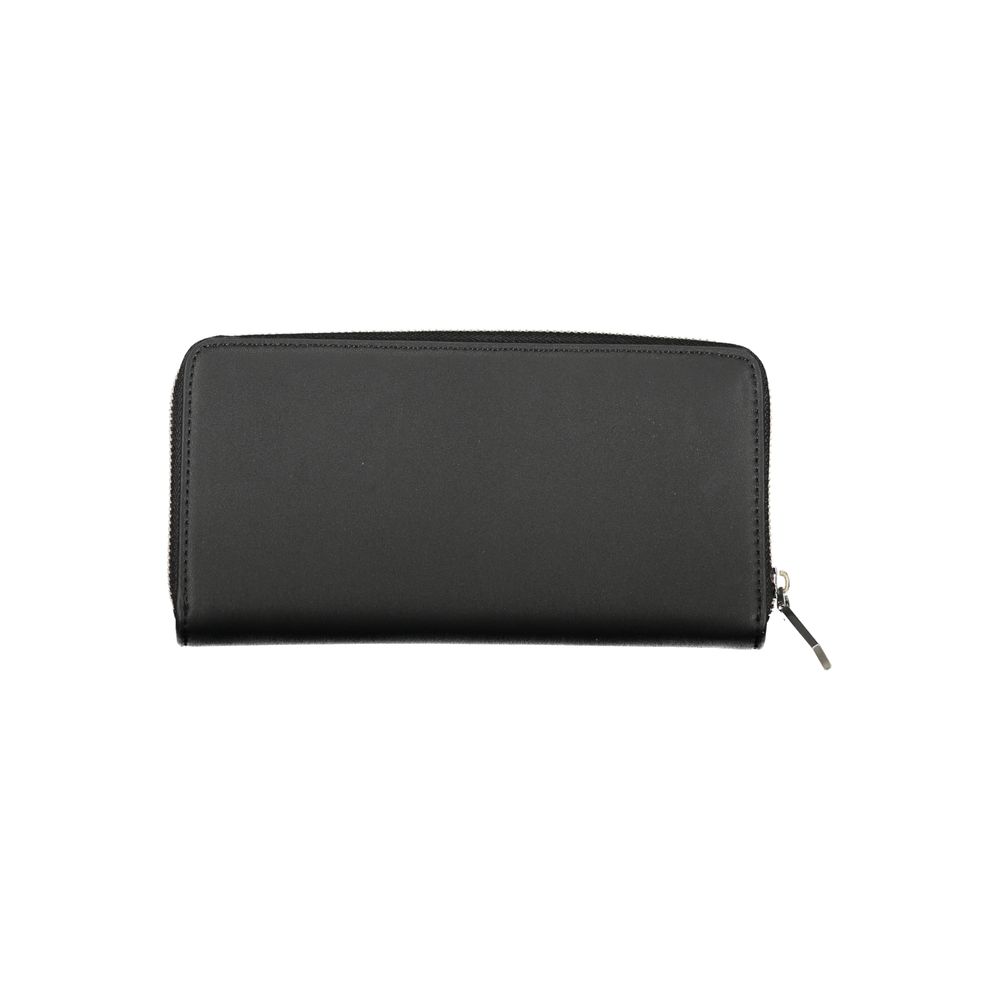 Elegante billetera negra con RFID de seguridad