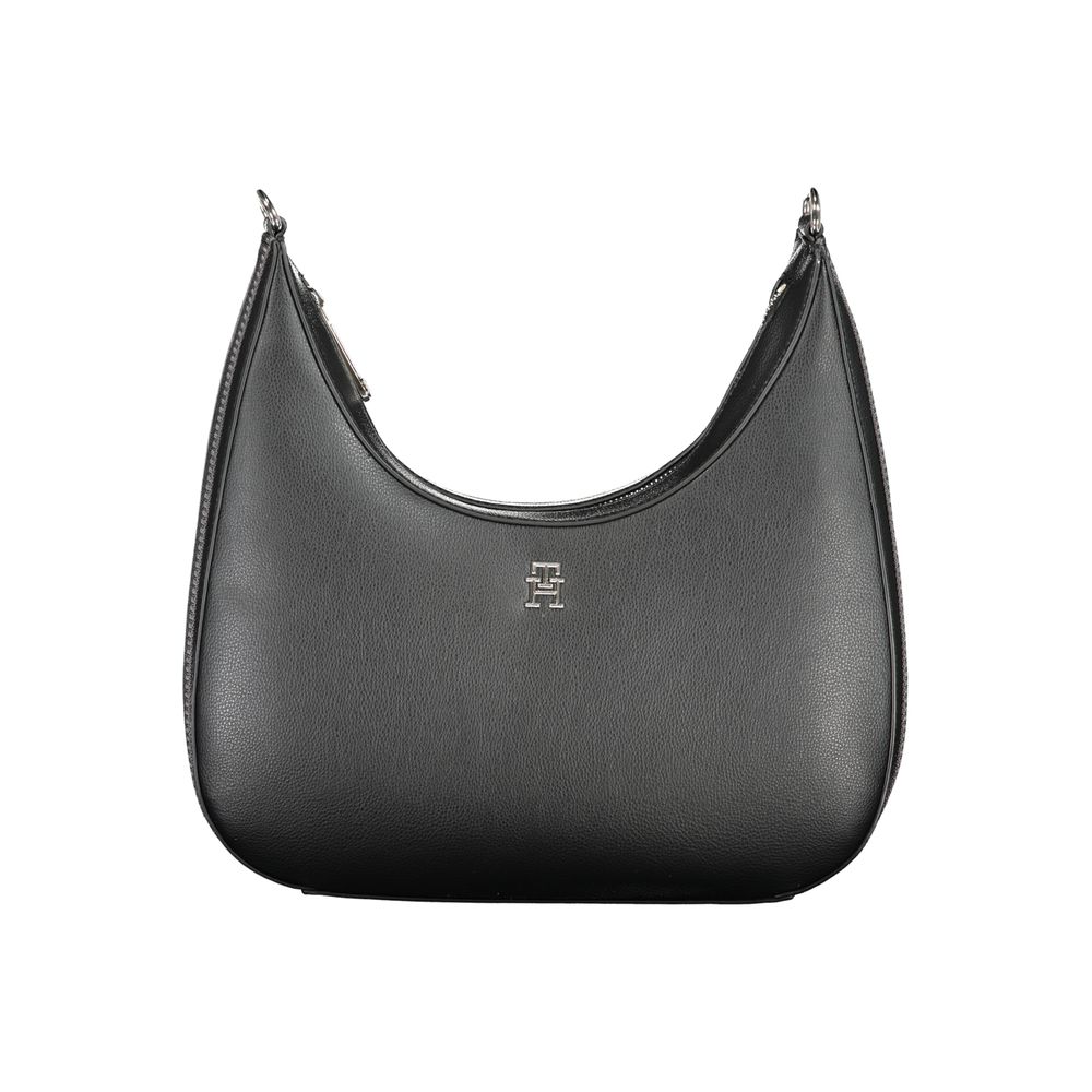 Sac à main en polyester noir
