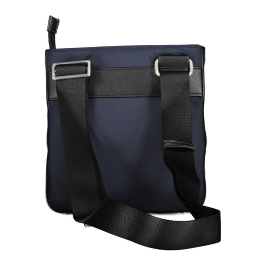 Bolso de hombro de poliéster azul para hombre