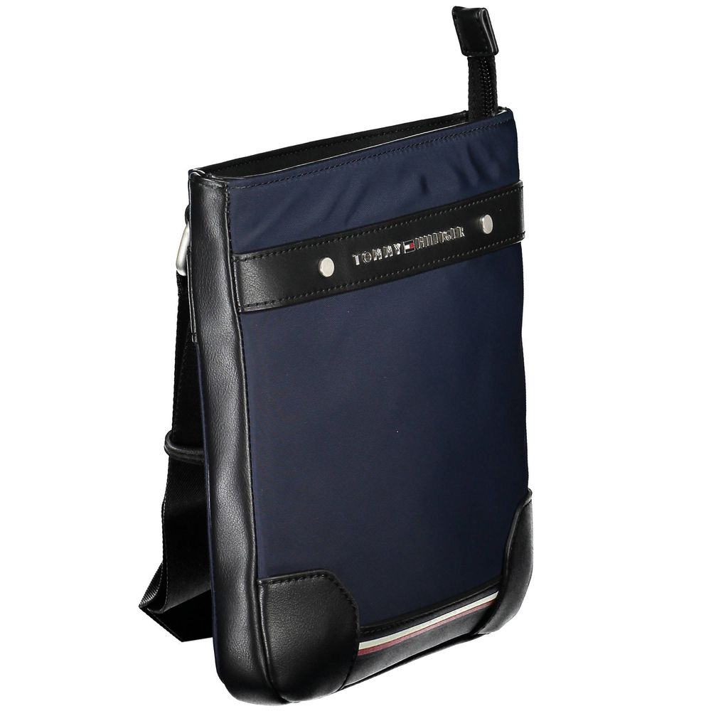Bolso de hombro de poliéster azul para hombre