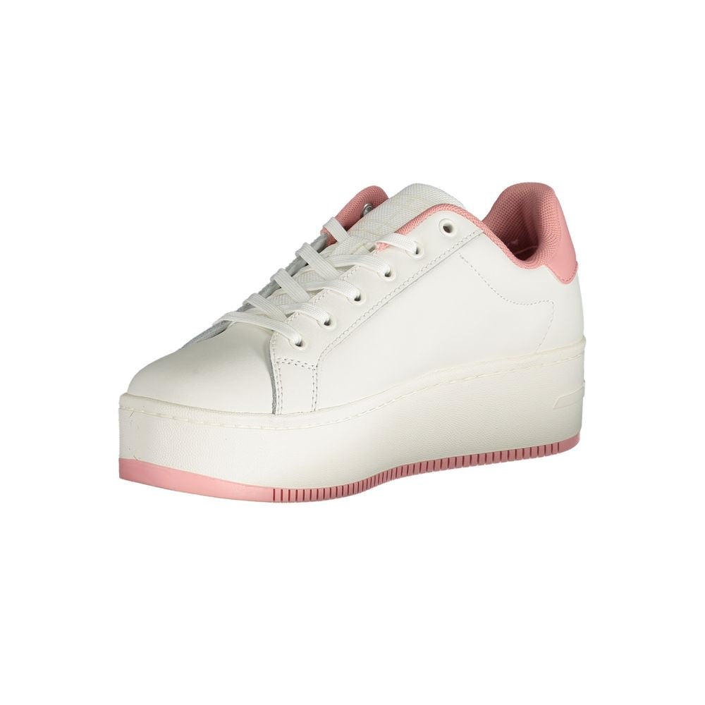 Zapatillas deportivas de poliéster rosa