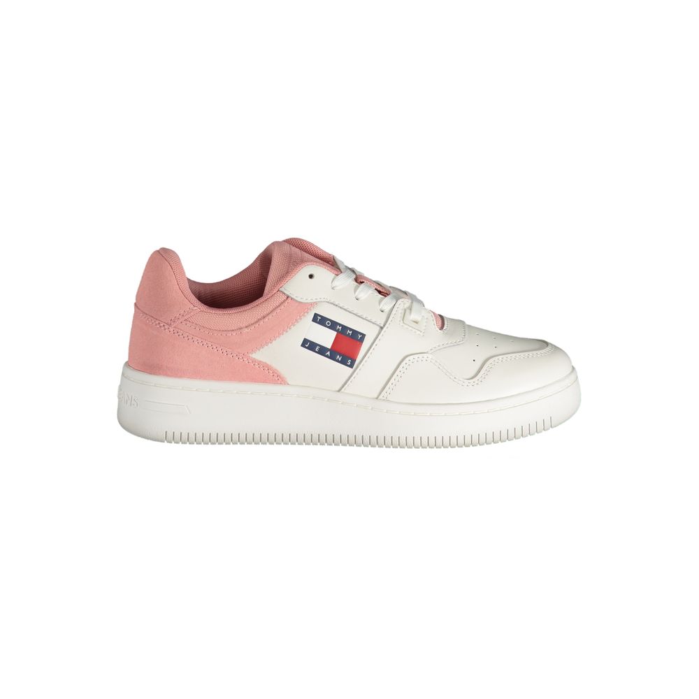 Zapatillas deportivas de poliéster rosa
