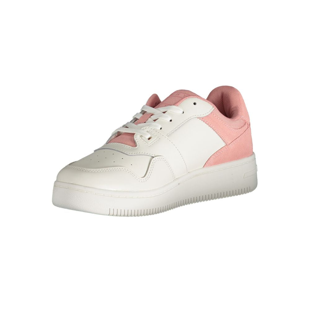Zapatillas deportivas de poliéster rosa