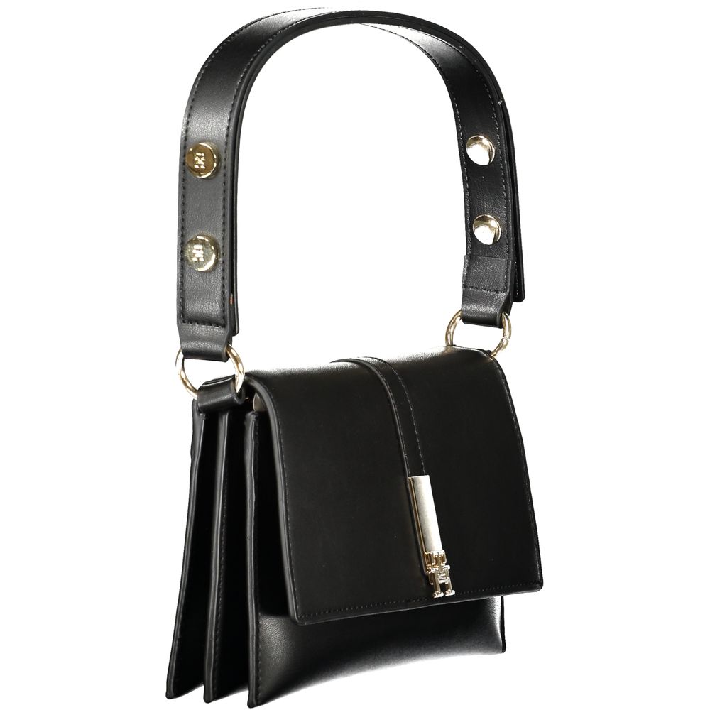 Sac à main noir en polyéthylène pour femme