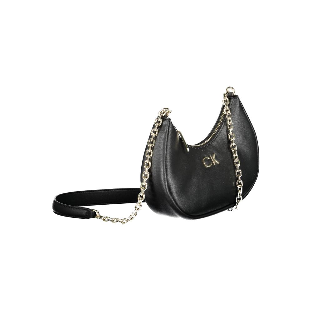 Sac à main femme en polyester noir