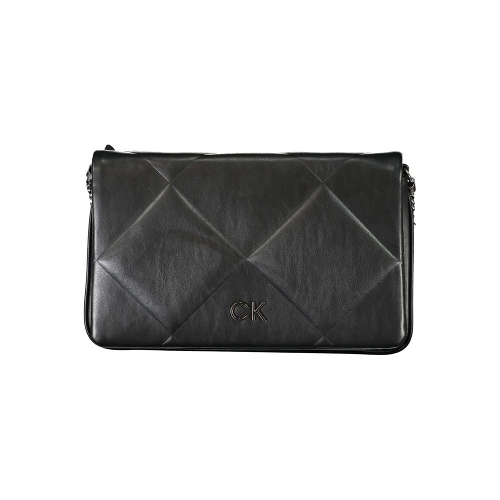 Sac à main en polyester noir