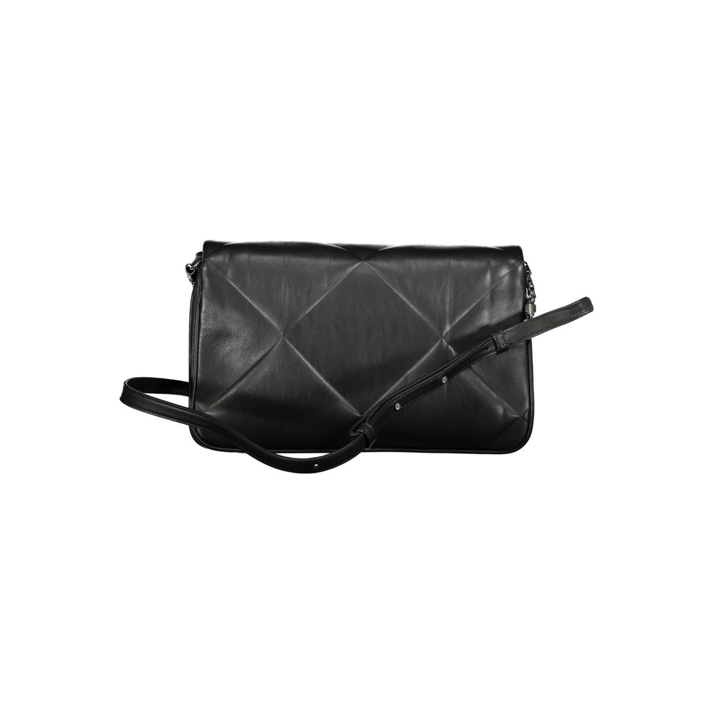 Sac à main en polyester noir