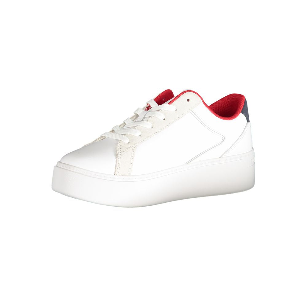 Zapatilla deportiva de poliéster blanca