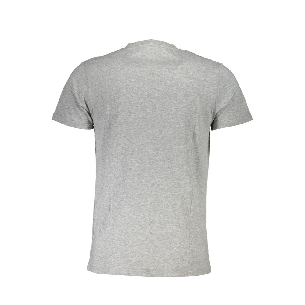 Camiseta de algodón marrón para hombre