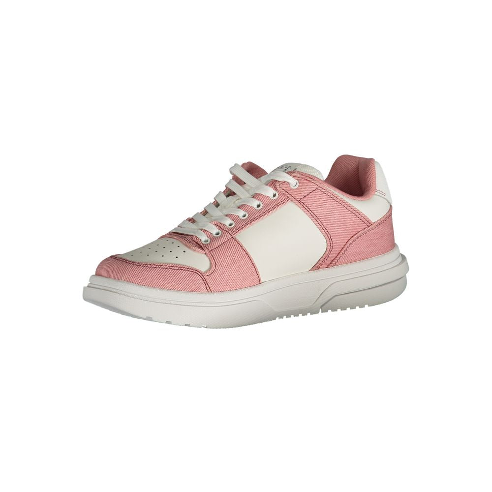 Zapatillas deportivas de poliéster rosa