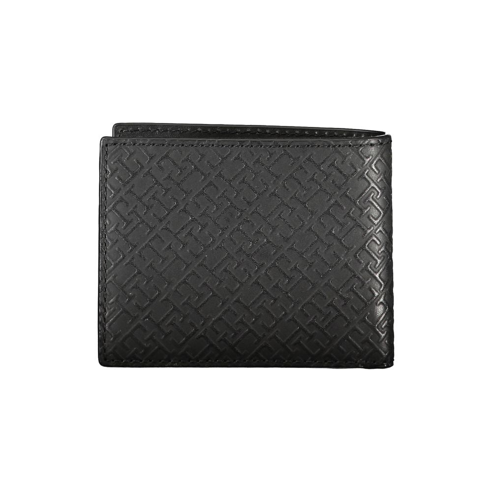 Élégant portefeuille double carte en cuir avec détails contrastés